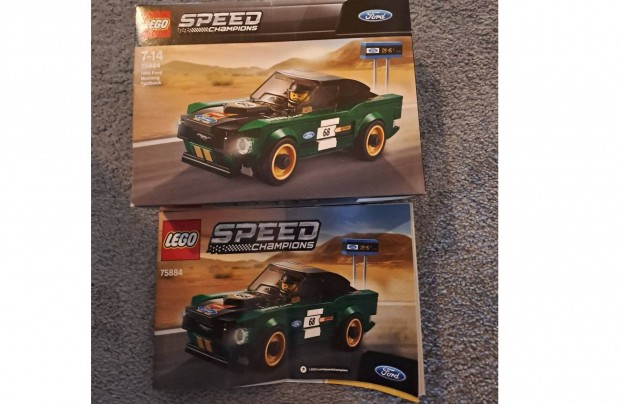 LEGO Speed Champions - 1968 Ford Mustang Fastback (75884) Doboz!