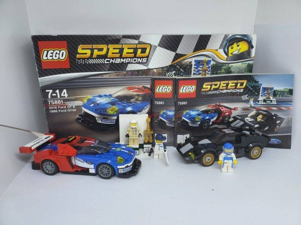 LEGO Speed Champions - 2016 Ford GT & 1966 Ford GT40 (75881) (doboz+k