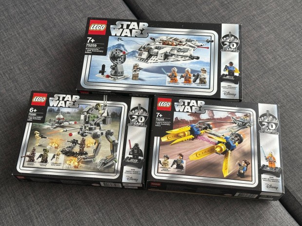 LEGO Star Wars 20. vforduls - 75258, 75259, 75261 - j, bontatlan