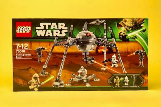LEGO Star Wars 75016 Homing Spider Droid, Uj, Bontatlan, Hibatlan