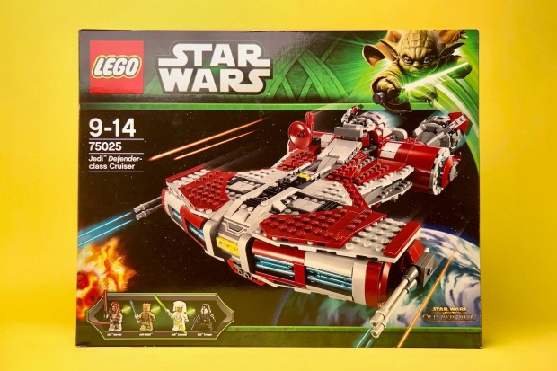 LEGO Star Wars 75025 Jedi Defender-class Cruiser, Uj, Bontatlan