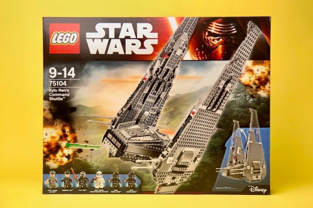 LEGO Star Wars 75104 Kylo Ren parancsnoki siklja, Uj, Bontatlan