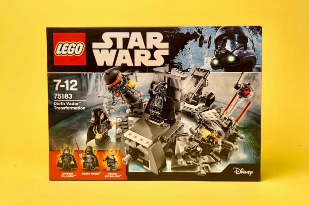 LEGO Star Wars 75183 Darth Vader Transformation, Uj, Bontatlan