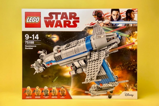 LEGO Star Wars 75188 Resistance Bomber, Uj, Bontatlan