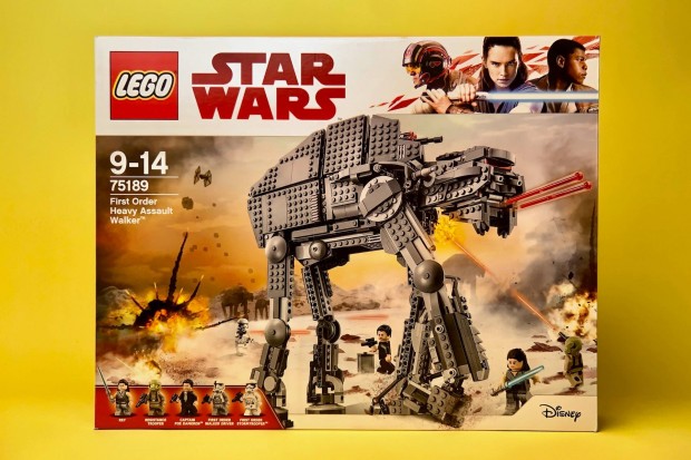 LEGO Star Wars 75189 First Order Heavy Assault Walker, Uj, Bontatlan