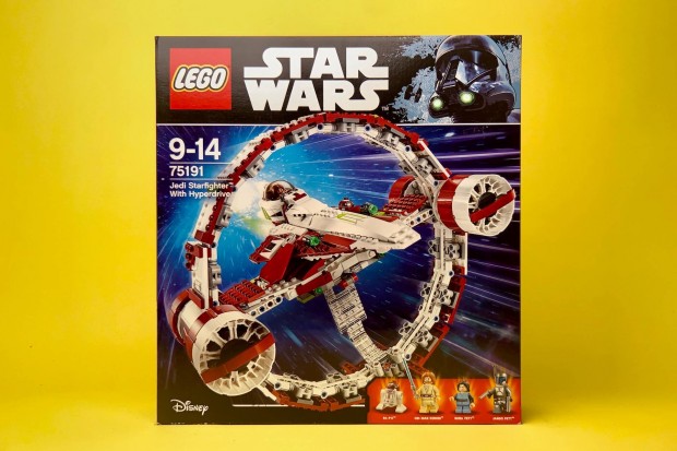 LEGO Star Wars 75191 Jedi Starfighter hiperhajtssal, Uj, Bontatlan