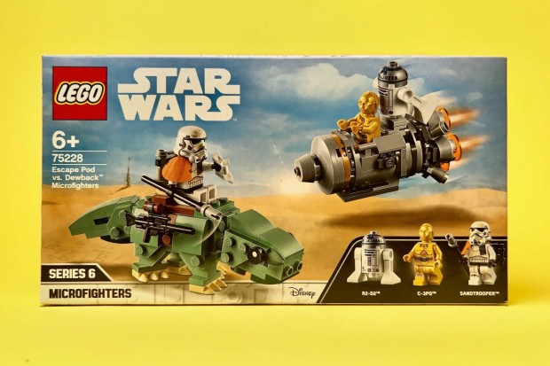 LEGO Star Wars 75228 Escape Pod vs. Dewback Microf., Uj, Bontatlan