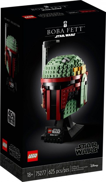 LEGO Star Wars 75277 Boba Fett Helmet új, bontatlan