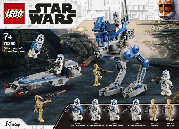 LEGO Star Wars 75280 501st Legion Clone Troopers új,, bontatlan