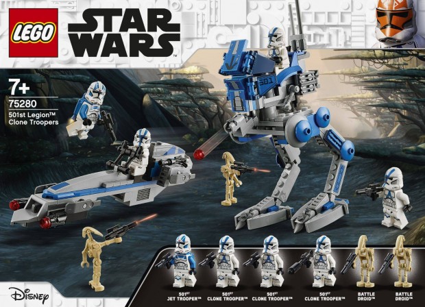 LEGO Star Wars 75280 501st Legion Clone Troopers új, bontatlan