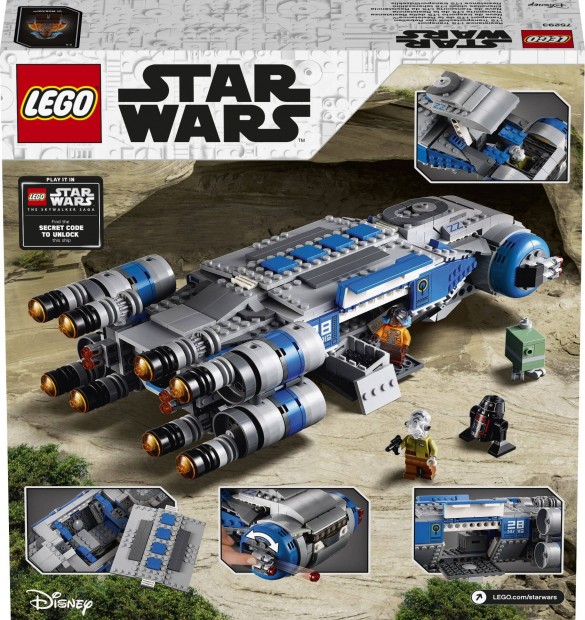 LEGO Star Wars 75293 Resistance I-TS Transport j, bontatlan