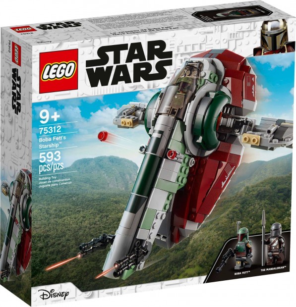 LEGO Star Wars 75312 Boba Fett's Starship j, bontatlan