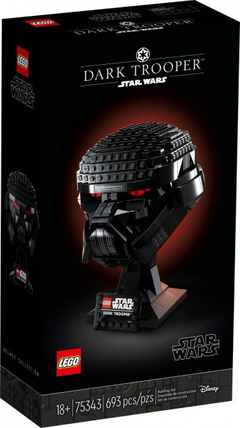 LEGO Star Wars 75343 Dark Trooper Helmet j, bontatlan