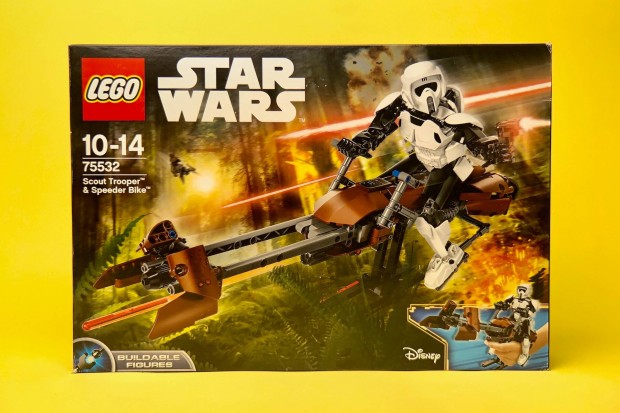 LEGO Star Wars 75532 Scout Trooper & Speeder Bike, Uj, Bontatlan