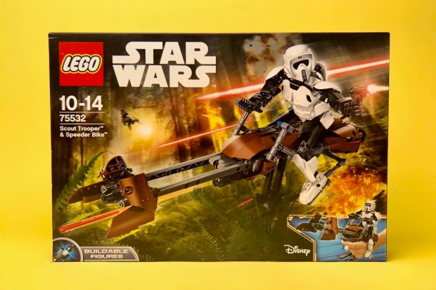 LEGO Star Wars 75532 Scout Trooper & Speeder Bike, Uj, Bontatlan