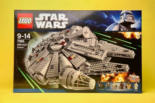 LEGO Star Wars 7965 Millennium Falcon, Uj, Bontatlan