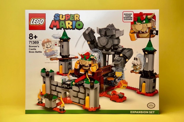 LEGO Super Mario 71369 Bowser's Castle Boss Battle, Uj, Bontatlan