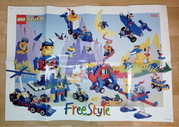 LEGO System 4153 - Freestyle Playcase (L), 5+ poszter