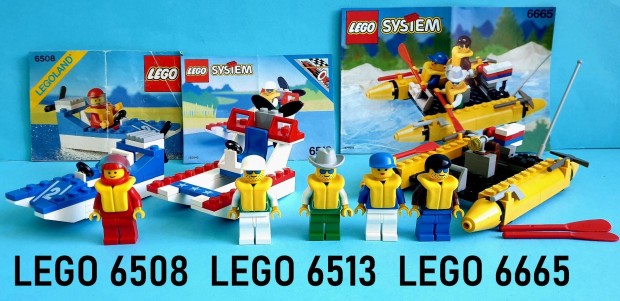 LEGO System 6508 Wave Racer, 6513 Glade Runner, 6665 River Runners