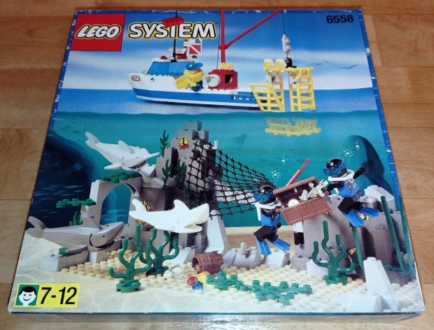 LEGO System Town, Divers: 6558 - Shark Cage Cove