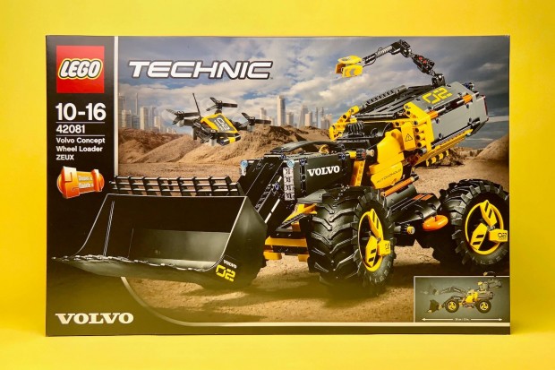 LEGO Technic 42081 Volvo Concept Wheel Loader Zeux, j, Bontatlan