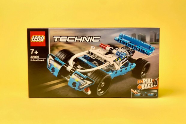 LEGO Technic 42091 Police Pursuit, Uj, Bontatlan