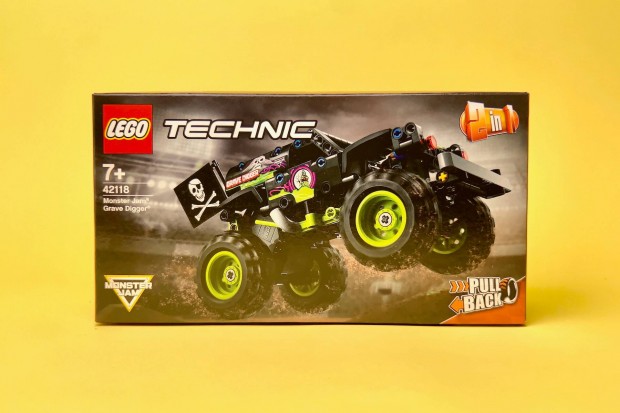 LEGO Technic 42118 Monster Jam Grave Digger, Új, Bontatlan