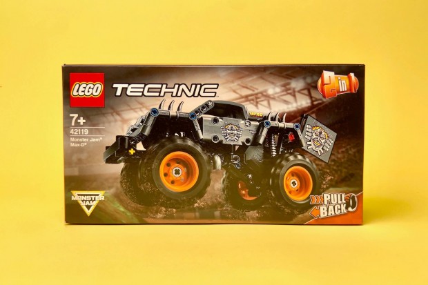 LEGO Technic 42119 Monster Jam Max-D, Új, Bontatlan