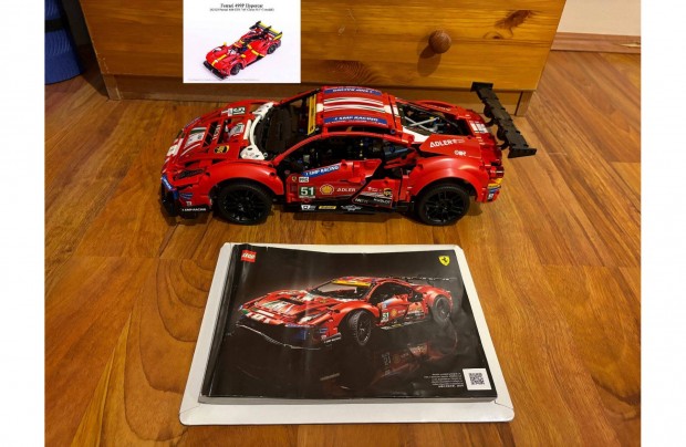 LEGO Technic 42125 Ferrari 488 GTE + 499P Hypercar Eredeti