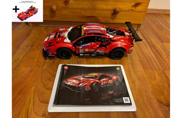 LEGO Technic 42125 Ferrari 488 GTE + 499P Hypercar Eredeti