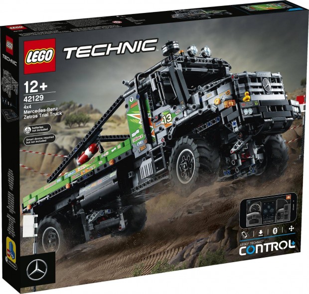 LEGO Technic 42129 4x4 Mercedes-Benz Zetros Trial Truck j, bontatlan