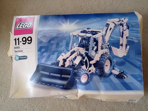 LEGO Technic 8455 pneumatikus homlokrakod markol, Back-hoe Loader