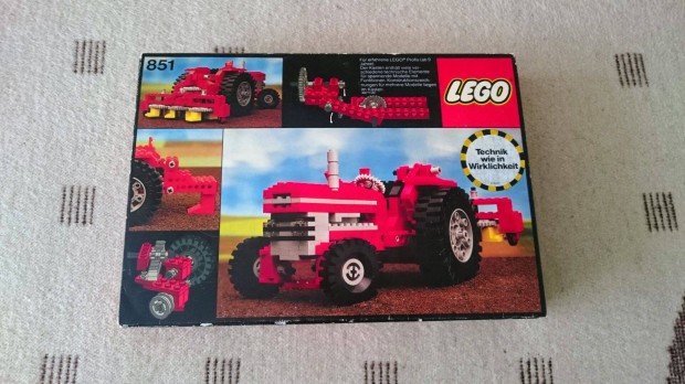 LEGO Technic 851 Tractor (1977) - dobozos, jszer