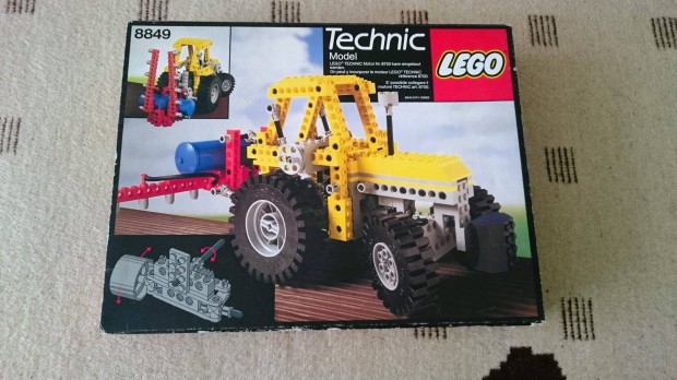 LEGO Technic 8849 Tractor (1986) - dobozos, jszer