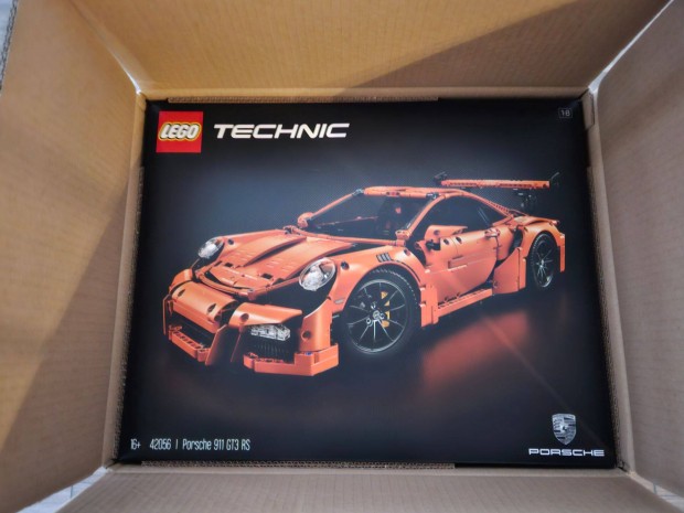 LEGO Technic Porsche 911 GT3 RS 42056 gyri kartonos bontatlan elad!