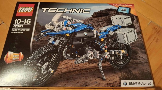 LEGO Technic - 42063 BMW R 1200 GS Adventure, bontatlan, hibátlan
