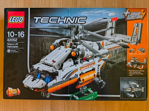 LEGO Technic - Teheremelő helikopter (42052), Új, Bontatlan