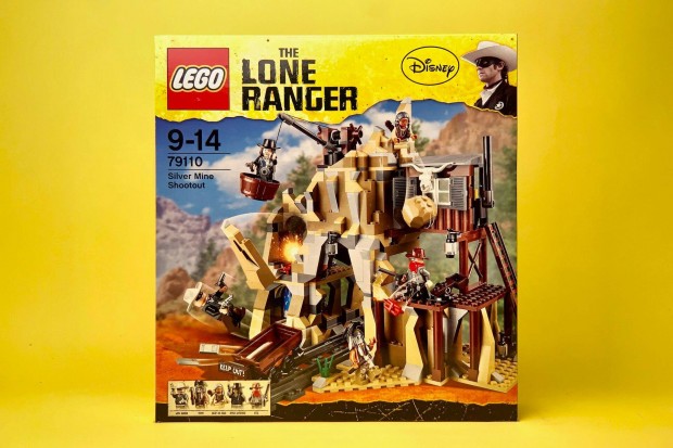 LEGO The Lone Ranger 79110 Silver Mine Shootout, Uj, Bontatlan