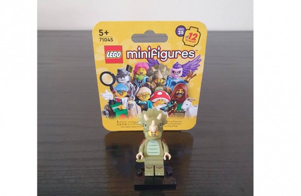 LEGO Triceratopsz jelmezes rajong Minifigurk 25. sorozat (71045)
