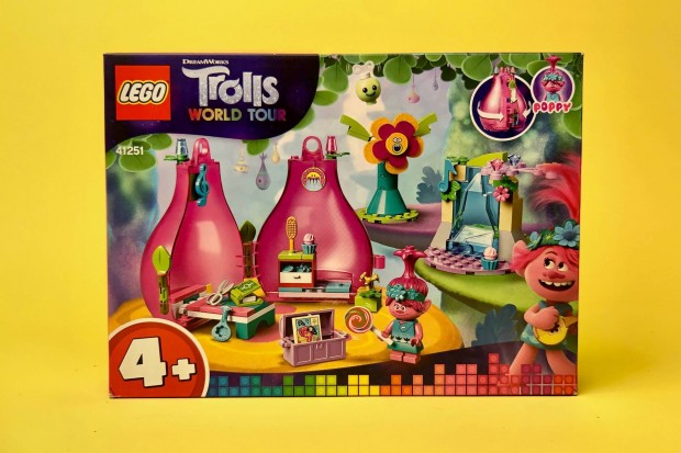 LEGO Trolls World Tour 41251 Poppy's Pod, Uj, Bontatlan