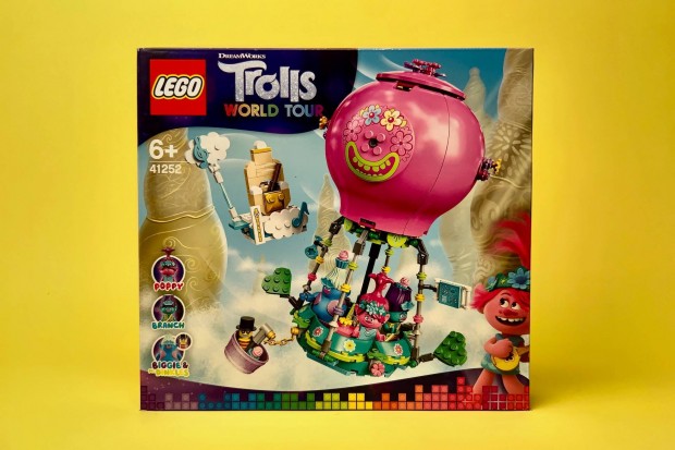 LEGO Trolls World Tour 41252 Pipacs hlgballonos k. Uj, Bontatlan