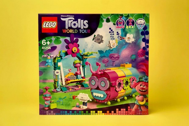 LEGO Trolls World Tour 41256 Rainbow Caterbus, j, Bontatlan