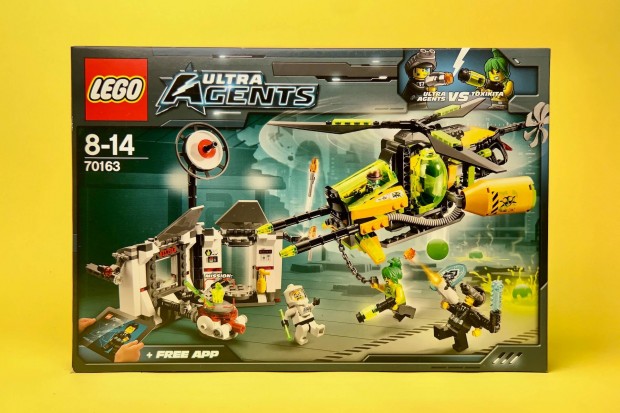 LEGO Ultra Agents 70163 Toxikita's Toxic Meltdown, Uj, Bontatlan