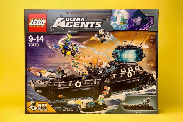 LEGO Ultra Agents 70173 Az Ultra gynkk fhadiszllsa, Uj Bontatlan