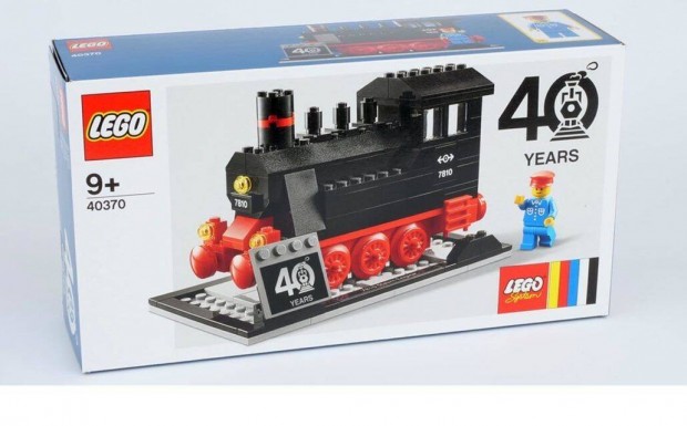 LEGO Vonatok 40. évfordulója 40370 Gőzmozdony