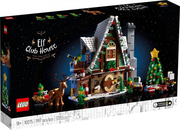 LEGO Winter Village 10275 Elf Club House j, bontatlan