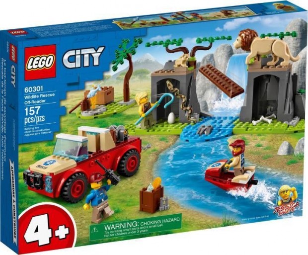 LEGO City 60301 Vadvilgi ment terepjr oroszlnokkal s Jessica S