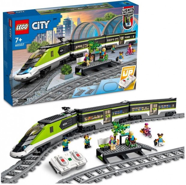 LEGO City 60337 Expresszvonat, vilgt, tvirnyts LEGO vonat, el
