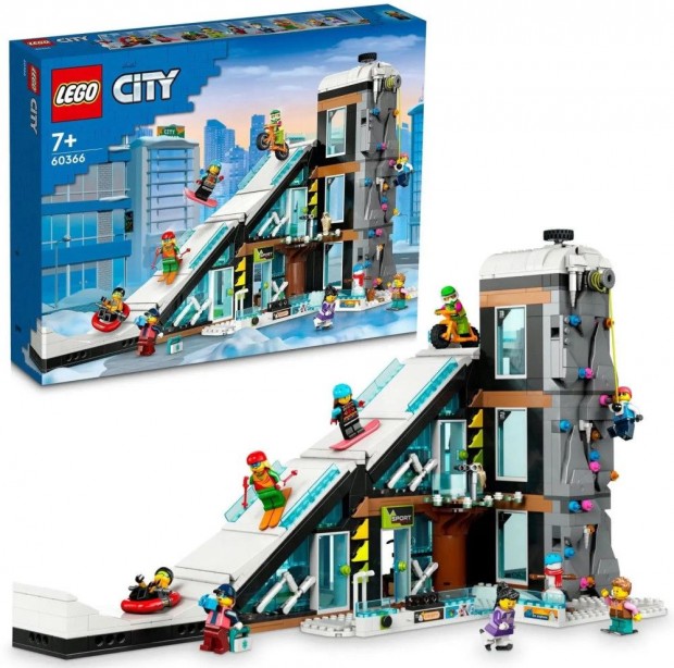 LEGO City 60366 S- s hegymsz kzpont, 3 emeletes, 29 x 21 x 45 c