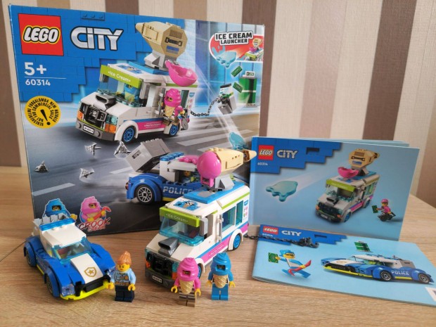 LEGO - 60314 - LEGO City - Rendrsg Fagylaltos kocsi ldzs